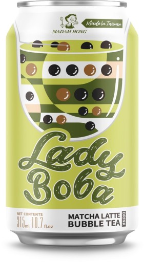 Lady Boba Bubble Tea Matcha Latte