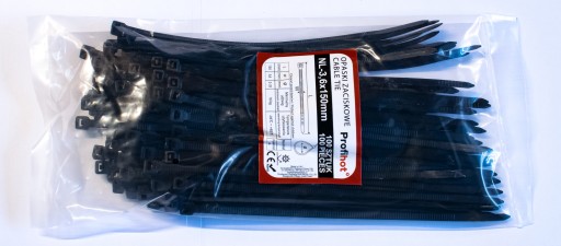 KABELOVÉ VIAZAKY KABELOVÉ VIAZAKY UV ČIERNA SVORKY svorka 3,6x150 100ks