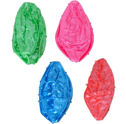 GUMOVÁ LOPTIČKA, ŠPIČKA PVC, 23CM, FAREBNÁ PLÁŽ