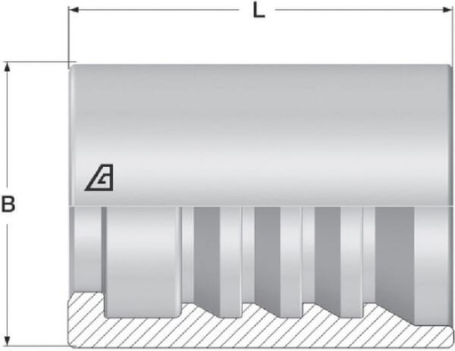 Objímka Ø27x33,5mm DN13 pozinkovaná Alfagomma SFASK113 Al