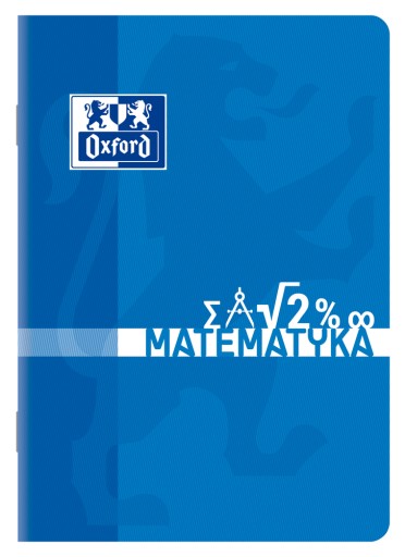 Tematický zošit Matematika A4 60 štvorcových listov MIX VZOROV Oxford