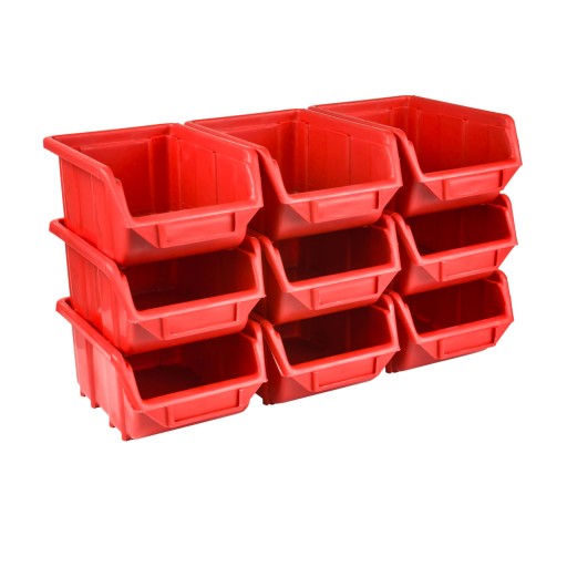 Organizér kontajnerov na odpadky červený 170x115x75