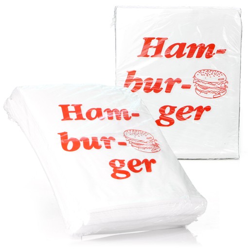 Taška na hamburger na kebab 15x18cm veľká, 250 kusov