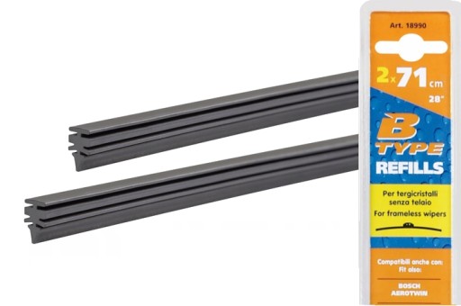 2x Stieracie gumičky HRÚBKA 710mm PRE BOSCH AEROTWIN