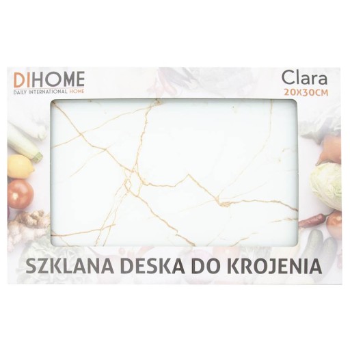 Sklenená doska na krájanie 20x30cm CLARA 4mm