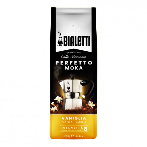 Bialetti Perfetto Moka Vaniglia mletá káva 250 g, ochutená vanilkou