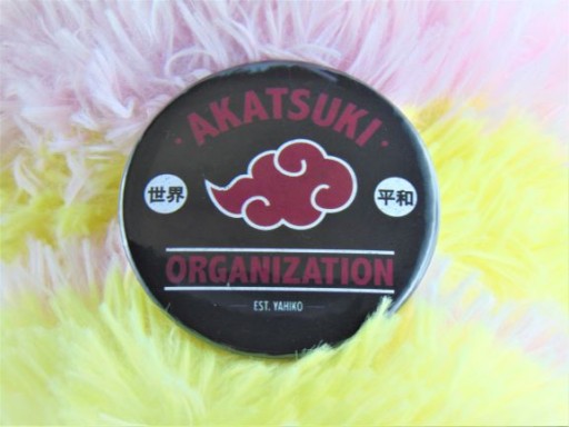 Vzor Naruto Akatsuki 2 kolíky, 58 mm