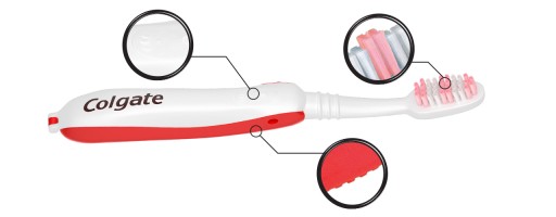 Skladacia zubná kefka COLGATE TRAVEL SOFT + ZDARMA