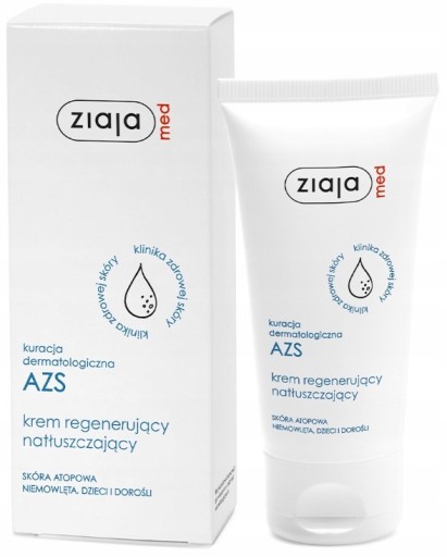 ZIAJA AZS regeneračný hydratačný krém 50 ml