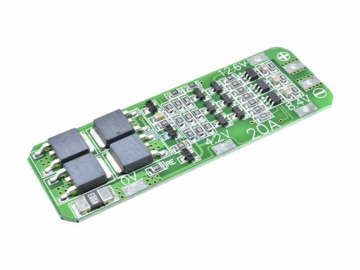 BMS Li-Ion 18650 3S 20A 12,6V (nabíjanie/ochrana)