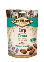 CARNILOVE MÄKKÝ POCHUTNÍK PRE PSOV kapor s tymianom 200g