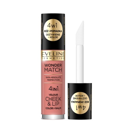Eveline Cosmetics Wonder Match lícenka a rúž 4v1 - č. 01