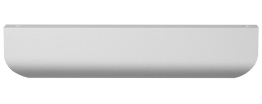 Strieborná hliníková hranová rukoväť - 256/276 mm UA02 AMIX