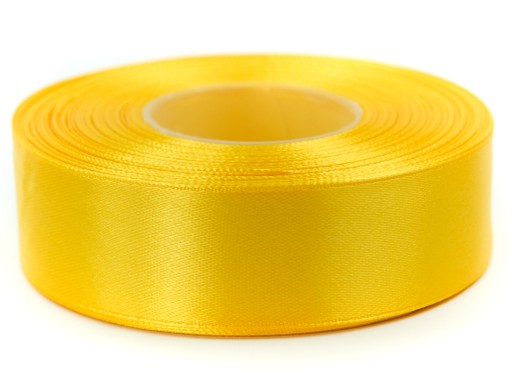 STUHA saténová stuha 25mm 32m ŽLTÁ