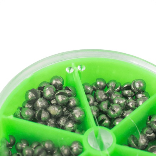 RYBÁRSKE ZÁVAHY SAHIDO Olovené guľky 120G BELLS 6 VEĽKOSTI HMOTNOSTI