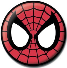Špendlík na oblečenie Marvel Spider-Man Eye Značkové špendlíky 2,5 cm pre deti