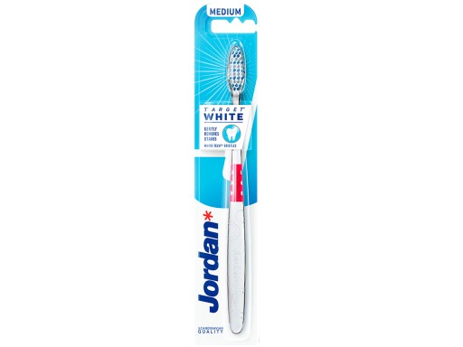 Jordan Target White Medium manuálna zubná kefka