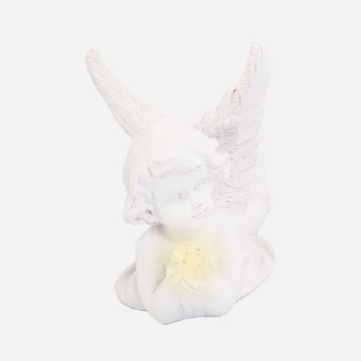 Dekorácia anjel s LED osvetlením, 12 cm