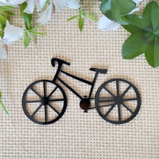 Poklop na tortu na bicykel Dekor 9cm Čierne plexisklo