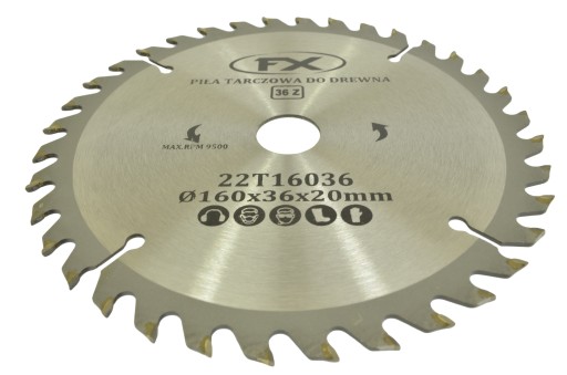 ŠTÍT s WIDIA FOR WOOD 160 mm x 20 x 36 zubov WIDIA