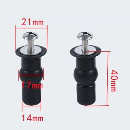 Rozpínacia skrutka pre montáž WC dosky 14mm