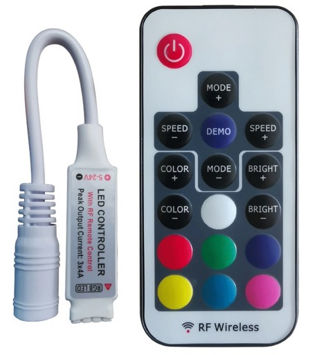 Ovládač RGB LED pásikov RÁDIO PRE PROFIL