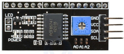 IIC I2C konvertor na LCD 1602 HD44780 ARDUINO AVR