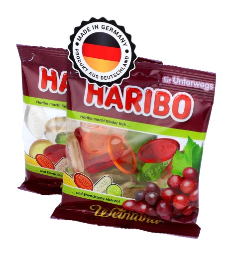 HARIBO Weinland želé s príchuťou vína 100g z Nemecka