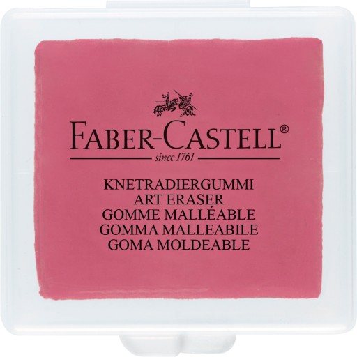Umelecká guma na chlieb FABER-CASTELL pre umelcov v kufríku MIX FARIEB