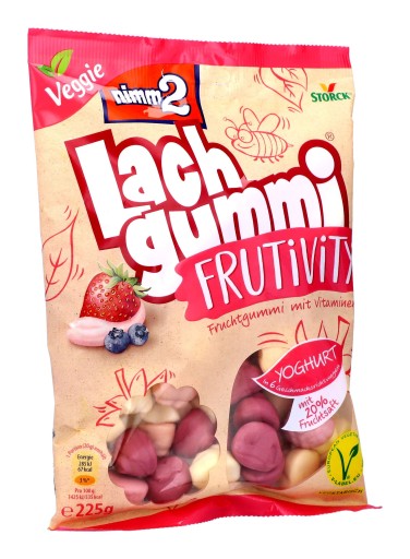 Nimm2 FrutiVity Jogurt Ovocie Marshmallows Želé 225g