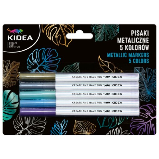 KIDEA KOVOVÉ PERIPSY V 5 FARBÁCH