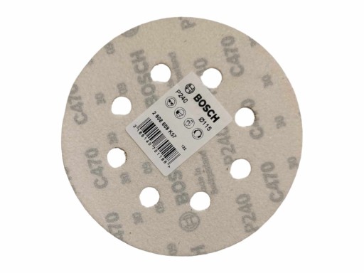 BOSCH kotúč brúsneho papiera na suchý zips 115mm P240 1 ks.