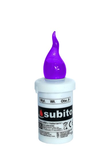 Subito LED S5 fialová