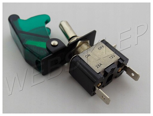 VYPNÚŤ LED Q2L52 LED ZELENÁ HORNÁ pištoľ