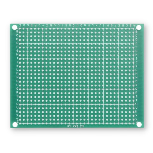 Jednostranná prototypová DPS 7x9 cm