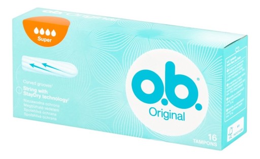 O.B. Originál Super tampóny 1 balenie - 16 ks