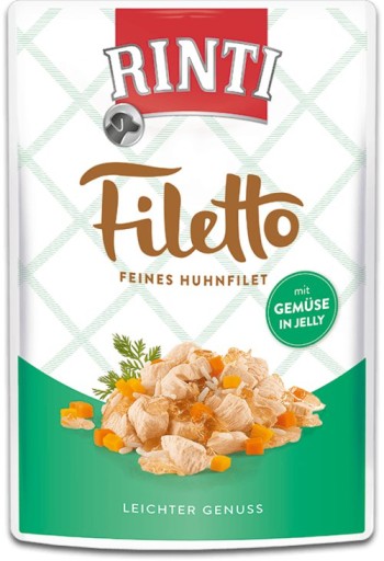 Rinti | Filetto | Kuracie filety v gal. Zelenina 100 g