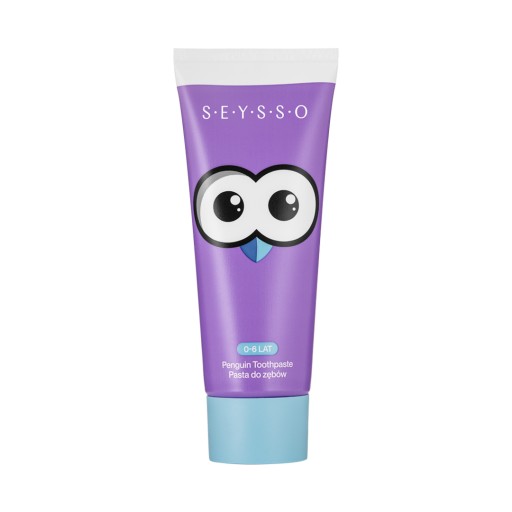 Zubná pasta pre deti 0-6 rokov SEYSSO Kids Penguin 1000ppm fluorid 75ml