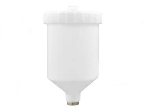 Plastová nádrž na lakovaciu pištoľ, 600 ml, vnútorný závit. GEKO G01109