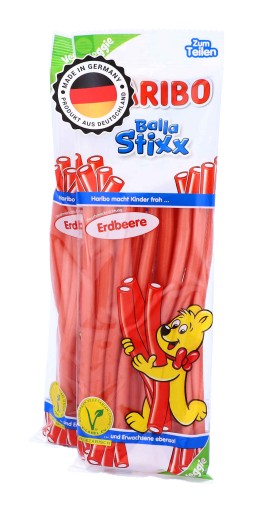 HARIBO ovocné želé Káble Jahoda 200g DE