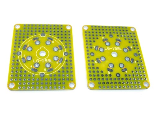 PCB PRE OKTAL 8PINOVÉ OCTÁLOVÉ ZÁKLADNE LAMP