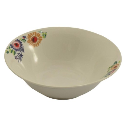 Keramická kvetinová šalátová misa 18 cm