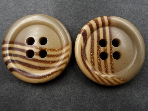 34mm Ozdobné gombíky 1 ks farba ŤAVÍ BÉŽOVÁ S ŠTÍRKOM K826 15319