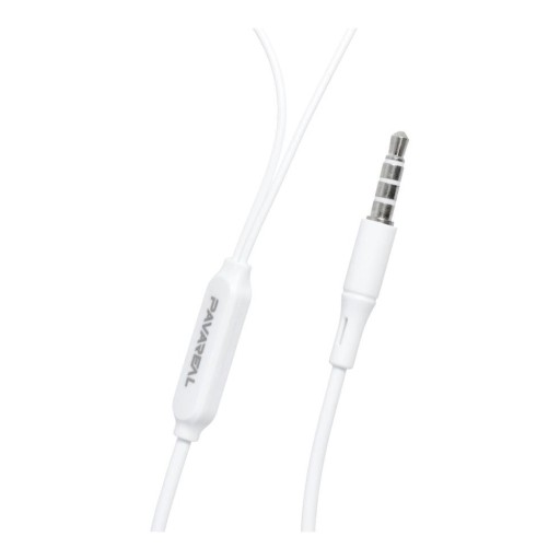 PAVAREAL headset/slúchadlá s mikrofónom Jack 3,5 mm PA-E65 biely