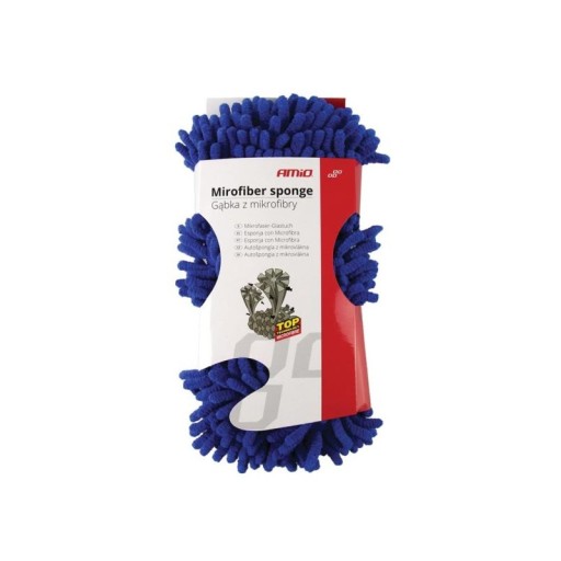 Maxi hubka na pranie, mikrovlákno + sieťka 2v1 Amio 01275 27cm