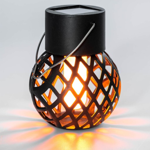 LED solárna lampa guľová lampa 7cm IGNIS záhradná lampa IP44 1800K