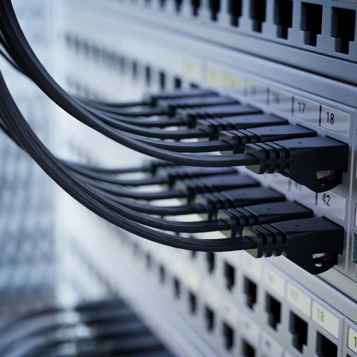 LAN ETHERNET PATCHCORD INTERNETOVÝ KÁBEL RJ45 PLOCHÝ SFTP CAT7 3M