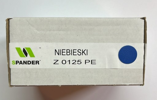 Kronospan K - 0125 PE Modrá nábytková zátka