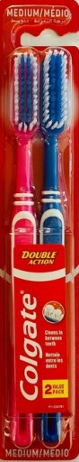 Dvojčinná zubná kefka Colgate Medium 2 ks