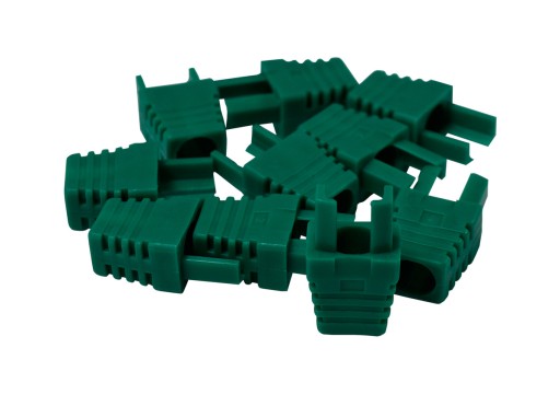 Vnútorný kryt Zástrčka RJ45 zelená ALANTEC 10 ks
